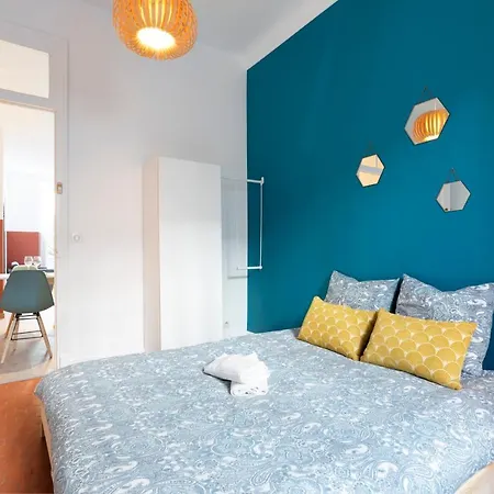 Apartment Cosy And Trendy 3 Bedrooms Train Tramway Nice